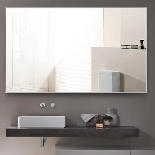 Miniatura 26 de MIRUO - Espejo de pared para colgar sobre la puerta, marco de poliestireno para baño, dormitorio, sala de estar, dormitorio y más
