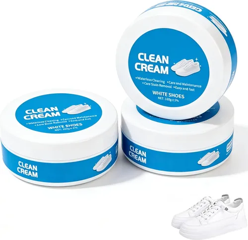 Miniatura 9 de Crema limpiadora de zapatos blanca, 2026 mejorada multiusos, crema de limpieza de zapatos blanca para zapatillas de cuero, suelas que elimina