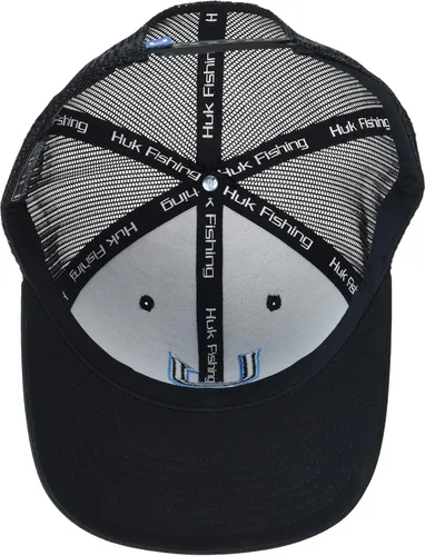 Miniatura 3 de HUK Mens Mesh Trucker Snapback Hat Anti-Glare Fishing Hat