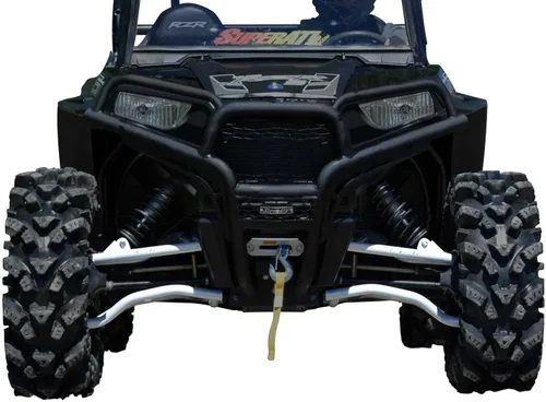 Miniatura 10 de SuperATV Brazos A de desplazamiento de 1.5" de alto espacio libre para Polaris RZR S 1000/2019-2020 S4 1000 Heavy Duty - Negro