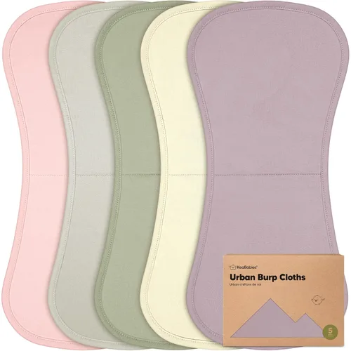 Miniatura 13 de Paños orgánicos para bebés, niños y niñas, paquete de 5, ultra absorbente, paño para eructar, ropa para recién nacidos, toalla para la leche, babero