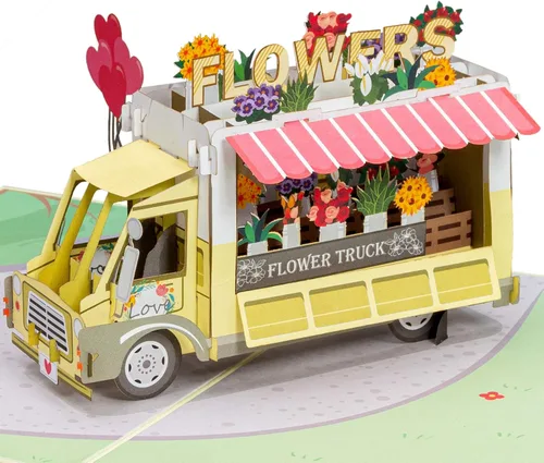 Miniatura 10 de Paper Love Carta desplegable 3D, arreglo floral, día de la madre, para todas las ocasiones, funda de 5 x 7 pulgadas, incluye sobre y etiqueta de nota