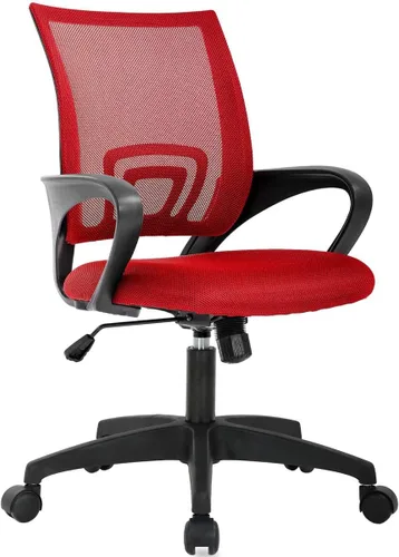 Silla giratoria ergonómica de malla para oficina en casa, moderna silla de escritorio ejecutiva con reposabrazos, soporte lumbar, altura ajustable,