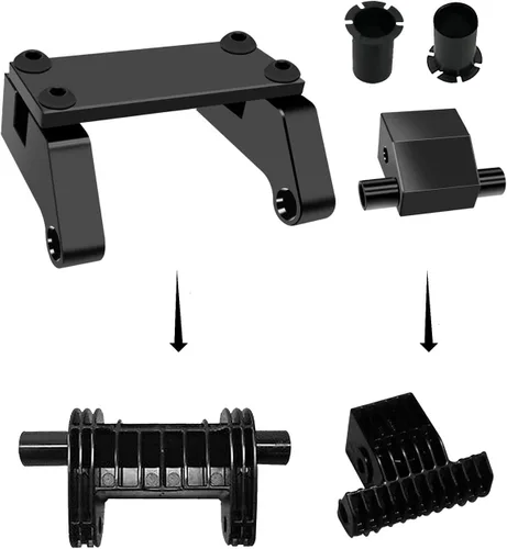 Montura de palanca y horquilla de metal para silla reclinable La-Z-Boy LazyBoy Power Recliners, piezas de repuesto mejoradas, color negro
