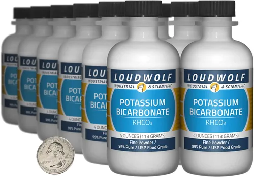 Miniatura 12 de Bicarbonato de potasio / 2 onzas / 2 botellas / 99% puro USP grado alimenticio / polvo fino