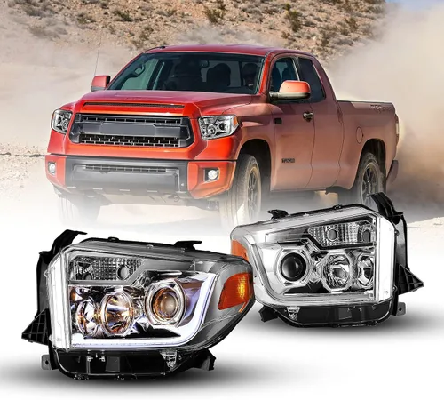 Miniatura 10 de WOLFSTORM Luces Traseras LED Compatibles con Toyota Tundra 2014-2021, Reemplazo de Conjunto de Luces Traseras para Toyota Tundra Pickup, Lente Lente