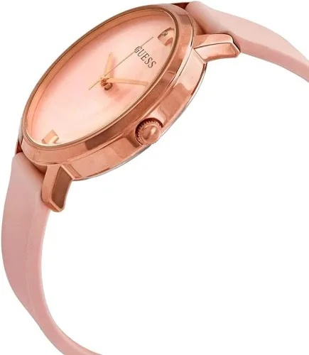 Miniatura 6 de Guess Nova - Reloj analógico de cuarzo para mujer con pulsera de silicona W1210L3 Rosa Reloj de cuarzo