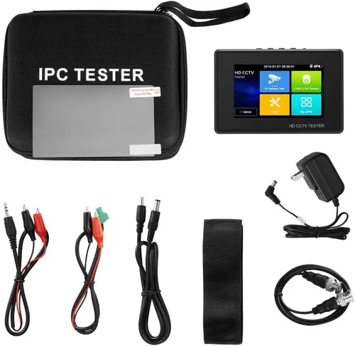 Miniatura 7 de EVERSECU Probador CCTV 5 en 1 compatible con cámara IP de hasta 4K y cámara analógica de 720P/1080P/3mp/4mp/5 megapíxeles AHD, TVI, CVI y CVBS
