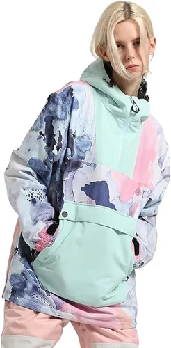 Men Ski Jackets Snowboard Coats Women Waterproof Pullover Jacket Winter Sports Windproof Warm