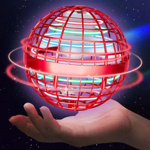 Sosuy Bola de orbe voladora 2026 para niños, mágico, hover cósmico, boomerang, espacio, flotante, mini drone giratorio a mano, juguetes de Navidad