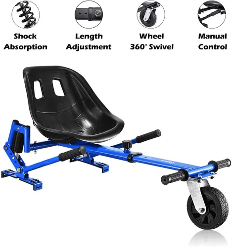 Miniatura 10 de Accesorio para asiento de aeropatineta, para adultos y niños, mejora la absorción de impactos, accesorios para transformar la aeropatineta