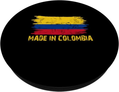 Miniatura 2 de Made Colombia Flag Colombian Proud in Colombiano PopSockets PopGrip intercambiable