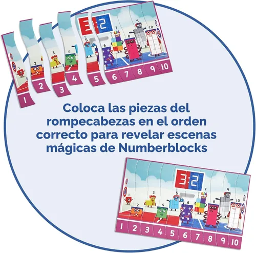 Miniatura 2 de hand2mind Juego de rompecabezas de secuencia Numberblocks, Tarjetas de secuencia, Juego de emparejar, Juguetes matemáticos, Juguetes educativos