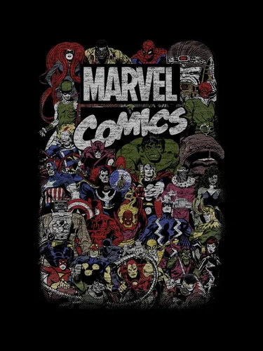 Miniatura 4 de Marvel Sudadera con capucha para hombre con logotipo de Comics