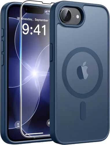 Miniatura 85 de FNTCASE - Funda para iPhone 16 Pro: magnética, mate, translúcida, de grado militar, protectora contra caídas, resistente, fina, duradera y a prueba