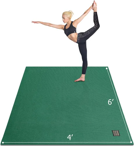 Miniatura 10 de GXMMAT Large Yoga Mat 6'x4'/6'x6'/7'x5'(7mm/9mm), Extra Thick Workout Mats for Home Gym Flooring,Ultra Comfortable Non-Slip Quick Resilient Barefoot