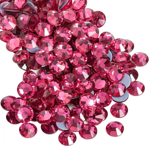 Miniatura 23 de Beadsland Hotfix - 2880 diamantes de imitación de cristal con parte trasera plana para manualidades, ropa, decoraciones de bricolaje, cristal AB