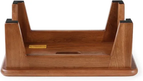 Miniatura 7 de CONSDAN Taburete escalón para cama - Roble cultivado en EE.UU., taburete de madera para adultos y personas mayores, 6.5" de alto, alfombrilla