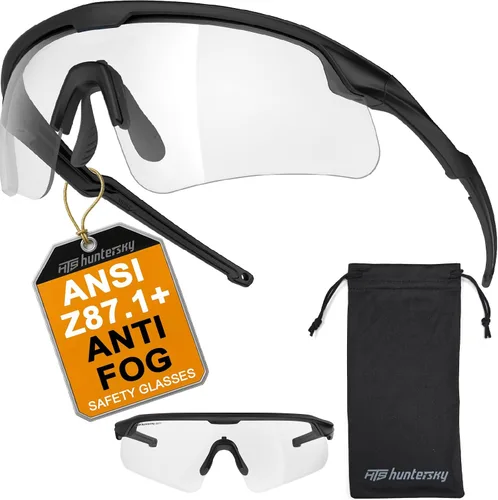 Miniatura 14 de HTS HUNTERSKY Gafas de Protección Ocular Antiniebla Deportivas de Seguridad para Mujeres y Hombres para Correr, Ciclismo, Conducción, Pickleball