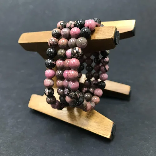 Miniatura 659 de Gem Avenue Handmade Round Bead Stretch Bracelet Unisex Natural Stone Beaded Jewelry for Men & Women, Elastic Wristband for Daily Wear