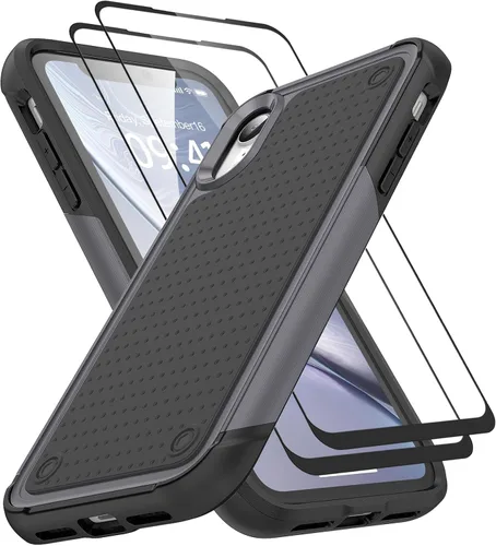 Miniatura 34 de Jeylly Funda para iPhone SE/Funda para iPhone 5S, Exterior de Plástico Duro que Absorbe Golpes + Interior de Silicona de Goma Defensor contra