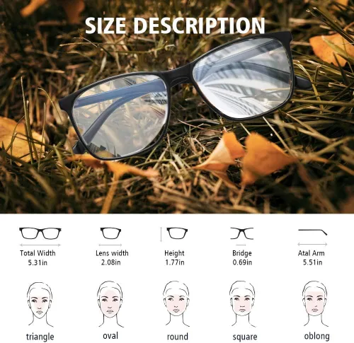 Miniatura 4 de Paquete de 2 lentes con bloqueo de luz azul para hombres y mujeres para lectura de computadora, juegos, teléfonos de televisión, anteojos
