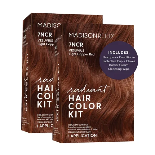 Miniatura 73 de Madison Reed - Kit de color de cabello radiante, tinte permanente para el cabello, 100 % cobertura de canas, sin amoníaco, castaño Catania 5NGM