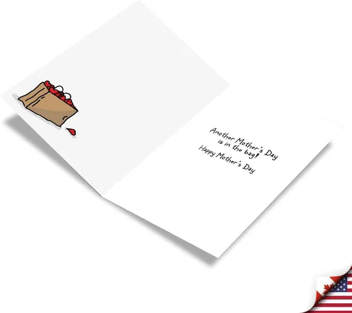 Miniatura 2 de NobleWorks – Tarjeta de felicitación para el día de la madre – humor de cómics de dibujos animados, tarjeta divertida con sobre de 5 x 7 – Momento