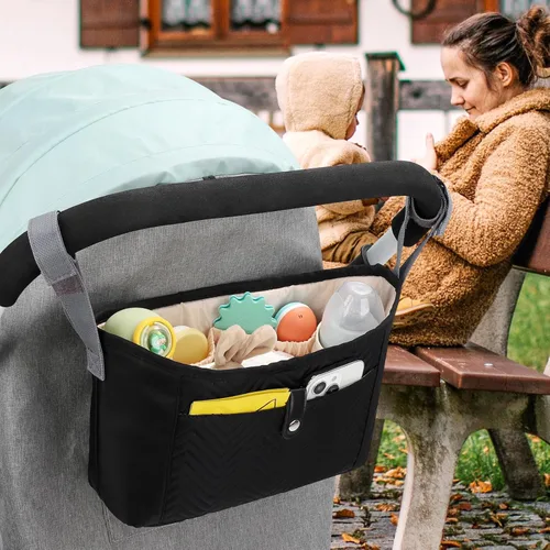 Miniatura 7 de Accmor Organizador universal para cochecito, bolsa de cochecito, organizador de cochecito, accesorios para cochecito Uppababy, Baby Jogger, Nuna