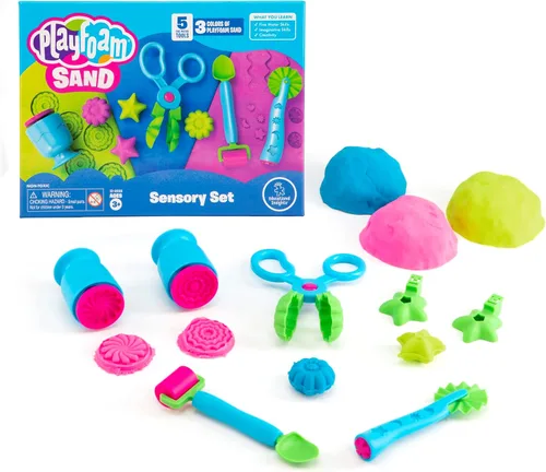 Miniatura 8 de Educational Insights Playfoam Sand ABC - Juego de galletas, arena de juego, juguete sensorial, regalo para niños y niñas, a partir de 3 años