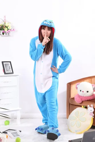 Miniatura 3 de Honeystore, piyama de disfraz de dinosaurio para Halloween, una pieza, unisex