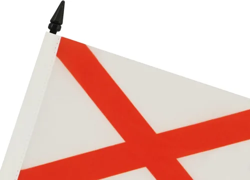 Miniatura 4 de Bandera de mesa de Alabama de 4 x 6 pulgadas - Bandera de escritorio del estado de Alabama de los Estados Unidos de 5.9 x 3.9 in - Barra y base