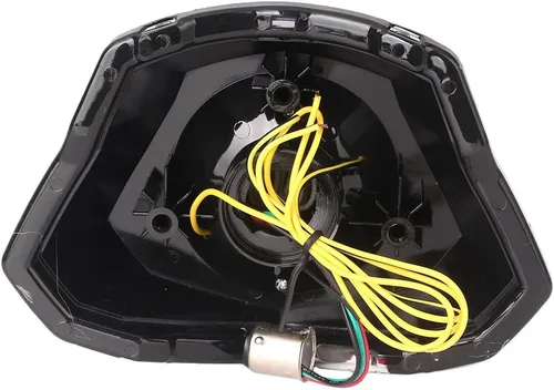 Miniatura 4 de motocicleta integrada luz trasera LED freno cola luz compatible para Yamaha XJ6 2009 2010 2011 2012 lente transparente