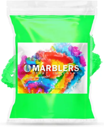 Miniatura 12 de MARBLERS Polvo de mica fluorescente, pigmento mate, tinte, no tóxico, vegano, libre de crueldad, esmalte de uñas, arte de uñas, jabón, limo, vela