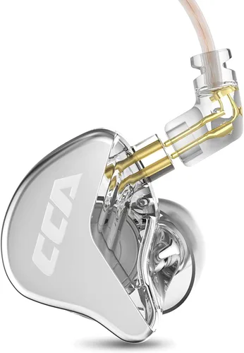 Miniatura 8 de Monitor intrauditivo CCA CRA - Auriculares IEM con controlador dinámico de diafragma ultrafino, auriculares con graves con cable extraíble de 2