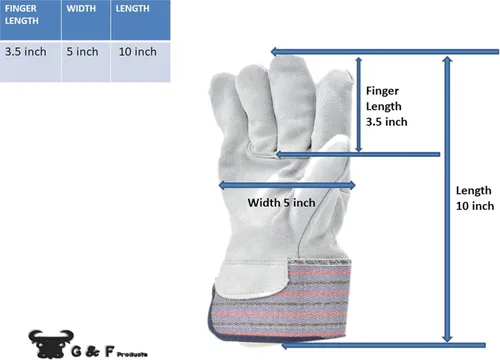 Miniatura 8 de G & F, guantes de piel con revestimiento interno de Thinsulate para invierno, tamaño extragrande, para hombre (3 pares)