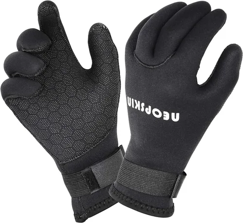 Miniatura 7 de XUKER Guantes de agua, de neopreno de 0.118 pulgadas y 0.197 pulgadas, guantes de invierno para buceo, esnórquel, surf