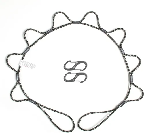 Miniatura 13 de LoopRope Sistema de amarre de cuerda elástica Correa de carga ajustable Sin nudos Camión, RV, ATV, camping, accesorio al aire libre