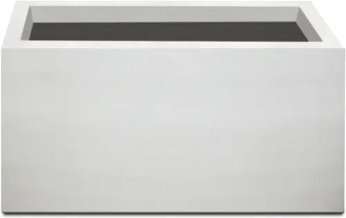 Miniatura 6 de Kante Macetero rectangular de hormigón de 23.2 pulgadas de largo, macetas grandes para interiores y exteriores con orificio de drenaje y tapón