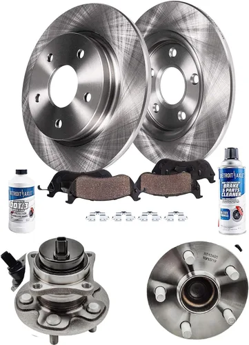 Miniatura 105 de Detroit Axle - Rotores de freno para Chrysler 200 2015 2016 2017, Rotores de freno de disco de reemplazo: 12.01" pulgadas delantero y 10.95