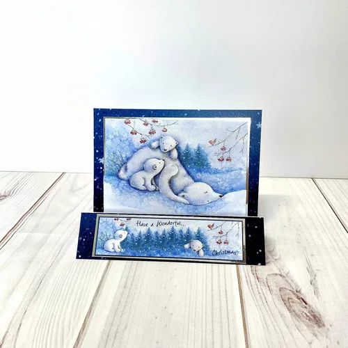 Miniatura 8 de Katy Sue Paquete de decoupage troquelado de selección navideña. Contiene 24 hojas de papel de decoupage troqueladas precortadas para tus suministros