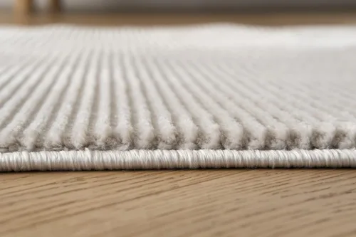 Miniatura 7 de Revival Rugs Stripe - Alfombra Corredor Lavable a Máquina para Pasillo y Entrada, 2 pies 7 x 9 pies, 100% Reciclado, Certificado Oeko-TEX, Pelo gris