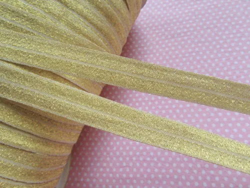 Miniatura 5 de YYCRAFT 24 yardas con purpurina plegable elástico plegable FOE elástico FOE 5/8 pulgadas para cintas para el cabello, 8