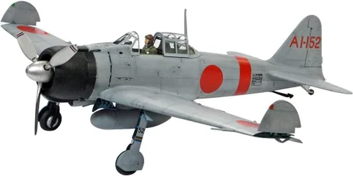Miniatura 2 de Academy 12352 1/48 Armada japonesa Zero Ship Fighter Avión Tipo 21 Midway Battle Modelo de plástico
