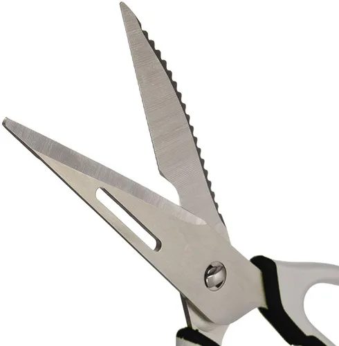 Miniatura 3 de Tijeras multifuncionales para alimentos de cocina, tijeras culinarias desmontables de acero inoxidable resistentes, tijeras 7 en 1 para el hogar