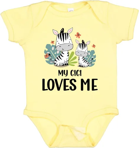 Miniatura 11 de inktastic Body para bebé Zebra My Gigi Loves Me