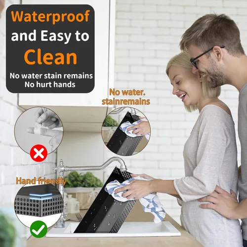 Miniatura 4 de Estante magnético para especias para refrigerador de 2 niveles y soporte para toallas de papel y soporte para utensilios, organizador magnético