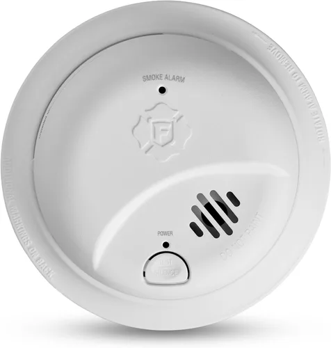 First Alert Alarma de humo, detector de batería sellada de 10 años con botón de prueba y silencio, SMI110, paquete de 1