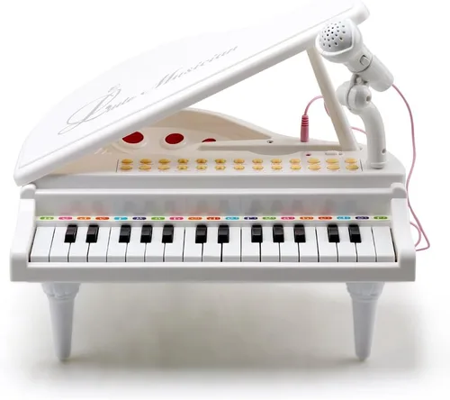 Miniatura 4 de Amy&Benton - Piano de juguete para bebés niña o niños pequeños, regalo de cumpleaños para niños de 1, 2, 3 o 4 años, rosa