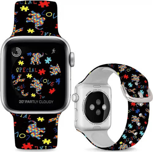 Soft Silicone Bands Compatible with Apple Watch Band 38mm 40mm 41mm 42mm 44mm 45mm 46mm 49mm,Sport Wristband Strap for iWatch Ultra 2 Series 10 9 8